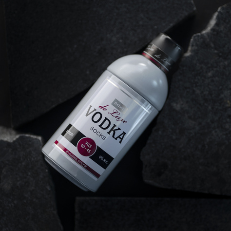 Skarpetki męskie kolorowe SOXO GOOD STUFF Vodka w butelce śmieszne bawełniane 