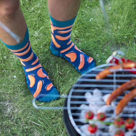 Set of 2x SOXO Men's Socks | Boy's Day | Canned beer | Canned sausages | as a gift for Him