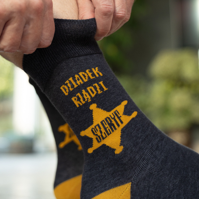 Grandpa Is in Charge Socks
