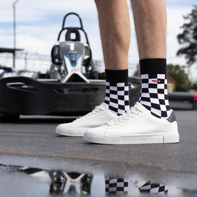 Formula 1 Greeting Card Socks