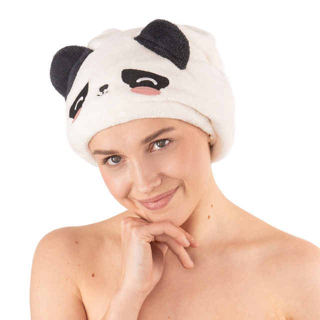 Turban kąpielowy MOMO WAY panda | ręcznik