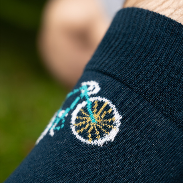 Set of 4x SOXO GOOD STUFF men's socks in a pizza box