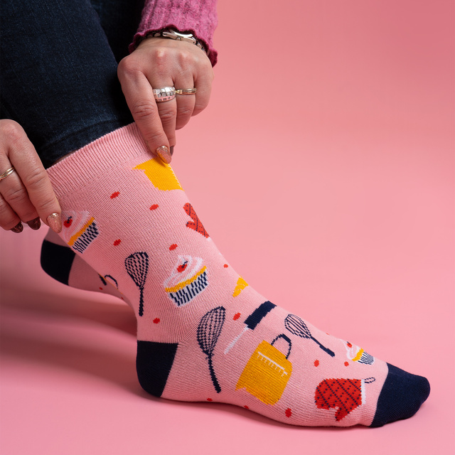  Women's Socks SOXO Homemade Baking - 2 Pairs
