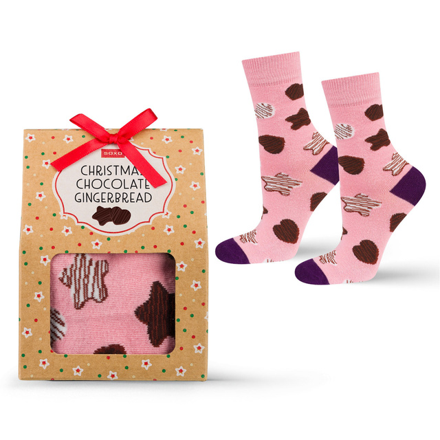 Women's socks SOXO  | gingerbread cookies | Christmas gift | Saint nicholas' day