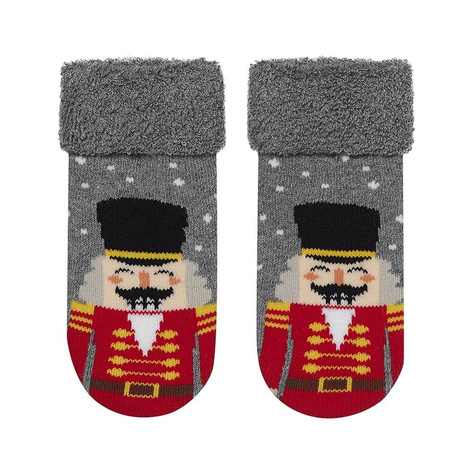 Gray baby SOXO socks grandfather