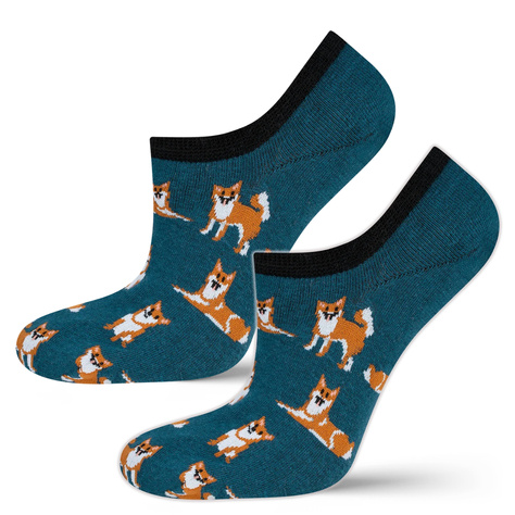 Colorful men's socks SOXO, cotton funny doggy