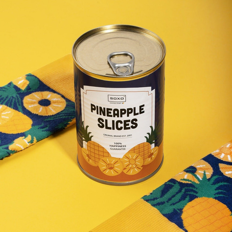 Women's Socks | Men's | SOXO GOOD STUFF | canned pineapple | for a gift | Unisex