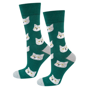 SOXO men's women's socks cat in a can