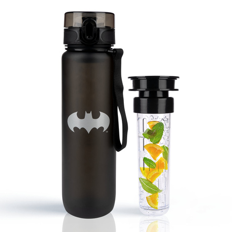 Water bottle 1L black | durable and practical | Batman 