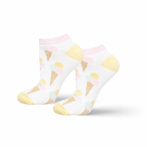 Colorful women's socks SOXO GOOD STUFF funny ice cream