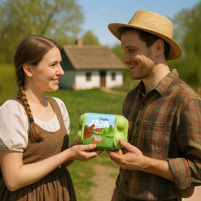 Skarpetki Wielkanoc Jaja w Wytłoczkach 3-pak 