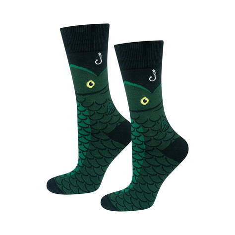 SOXO men's socks Let's go fishing in a pack