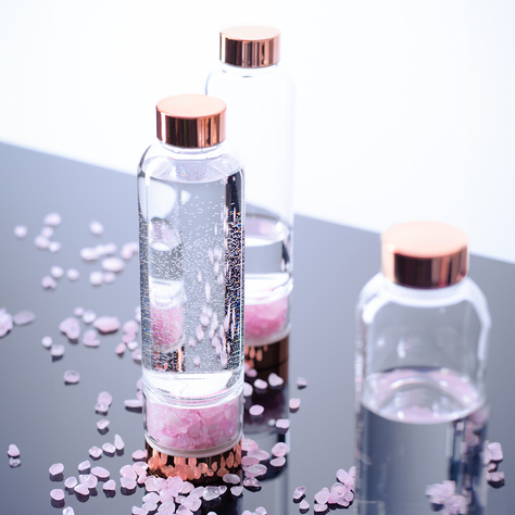 Rose Quartz Water Bottle 450mL 