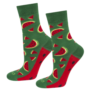 Women's SOXO Socks | Watermelon in a box | A fun gift idea | A fun gift idea | A fun gift.