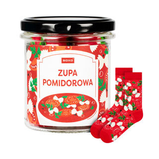 Skarpetki Zupa Pomidorowa w Słoiku
