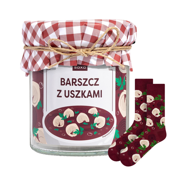 Skarpetki Barszcz z Uszkami w Słoiku