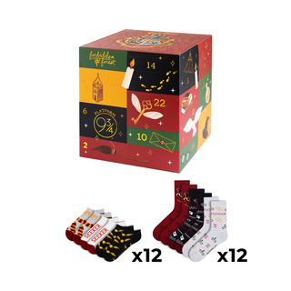 Advent Calendar with Socks Harry Potter 24-Pack
