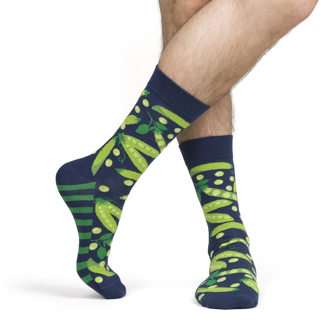 Men's colorful SOXO GOOD STUFF socks canned peas Gift