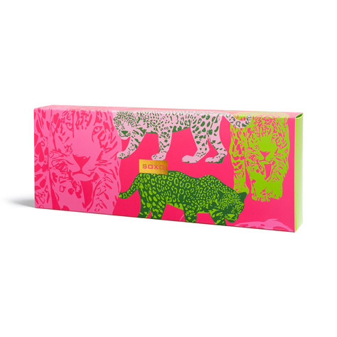 SOXO Women's Pink Leopard Socks in Packaging - 3 Pairs