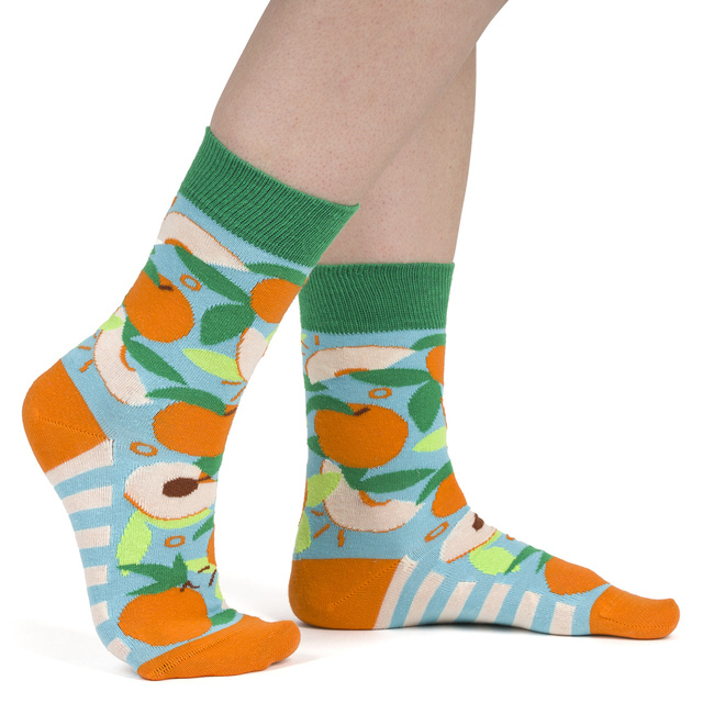 Funny SOXO GOOD STUFF women's socks in a tin for a gift