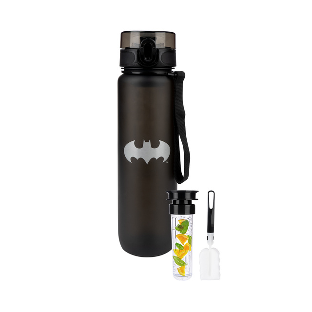 Water bottle 1L black | durable and practical | Batman