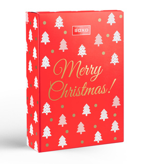 Gift box SOXO Merry Chtistmas gift box packaging Christmas holidays