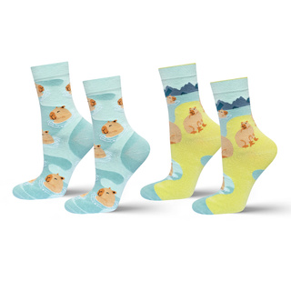 Capybara Bath Socks 2-Pack