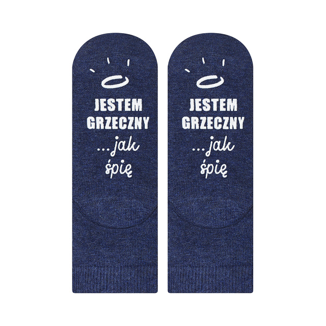 Children's socks SOXO with Polish inscriptions