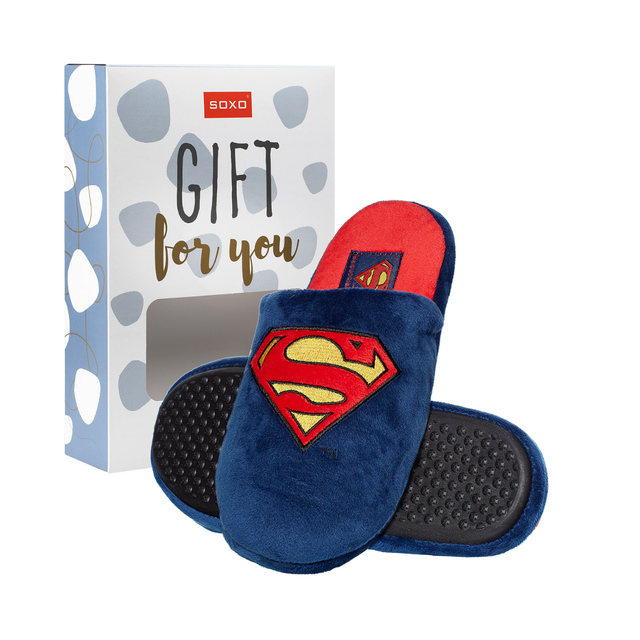 Men's Slippers SOXO Superman DC Comics | in a gift box