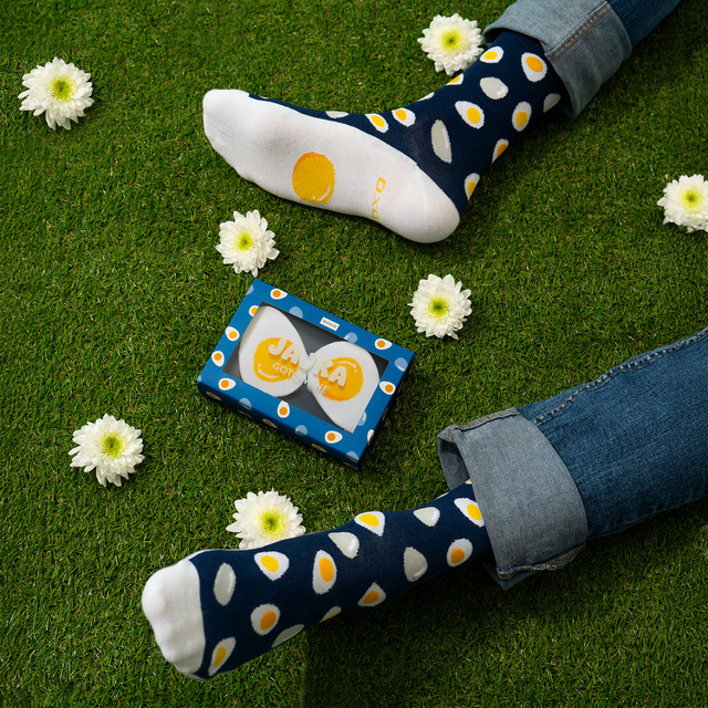 Hard-Boiled Egg Socks