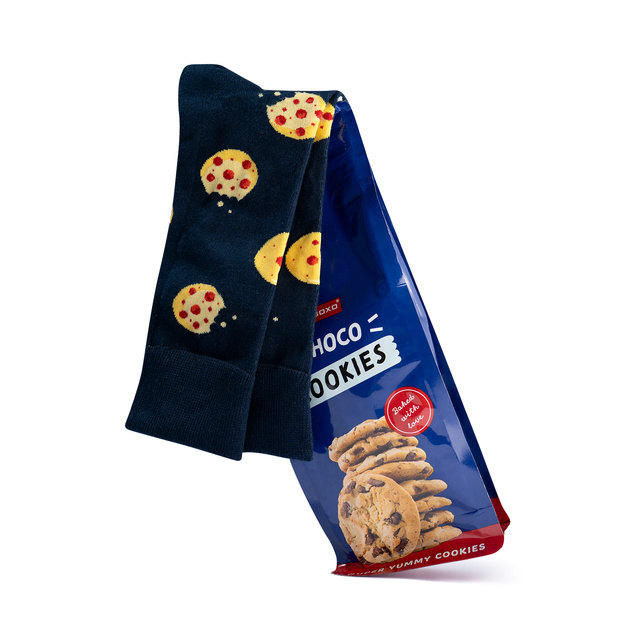 Set of 3x SOXO men's women's cake socks in a pack