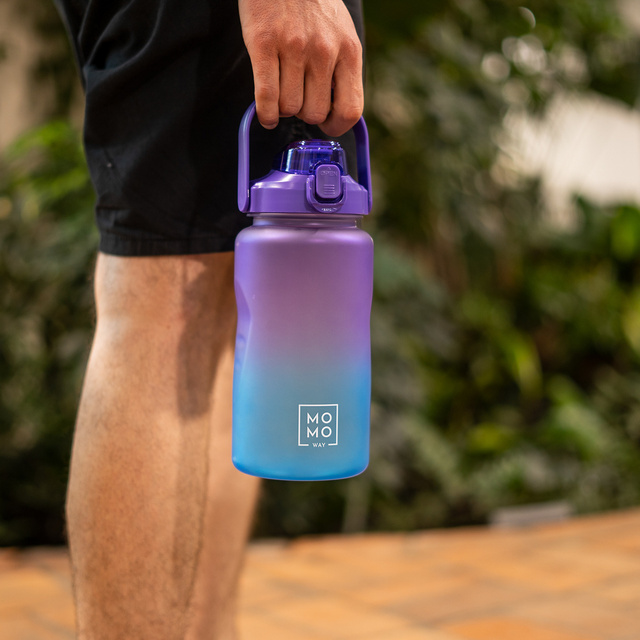Water bottle 1.5L purple and blue | BPA free