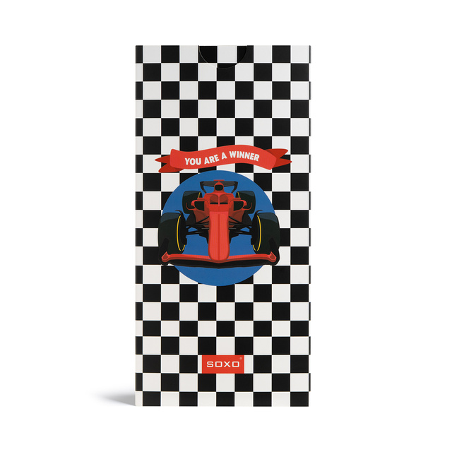 Formula 1 Greeting Card Socks