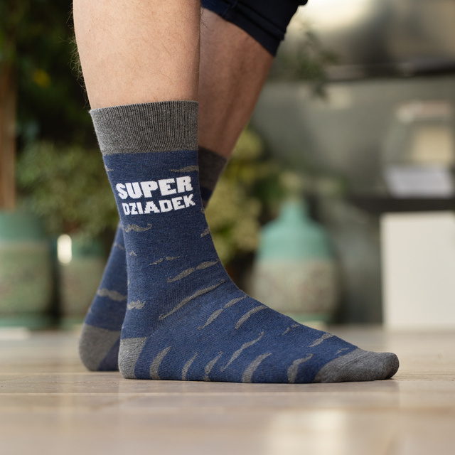 SOXO men's socks super grandpa