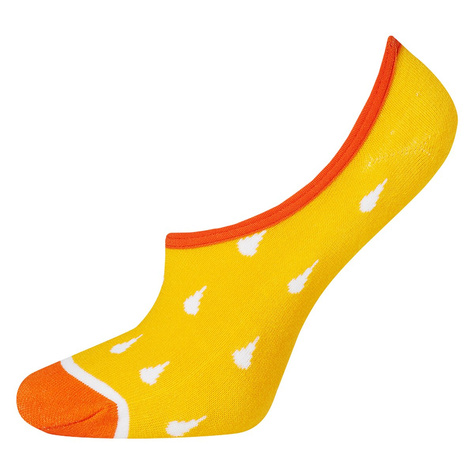 Colorful women's socks SOXO for ballerinas funny lemons