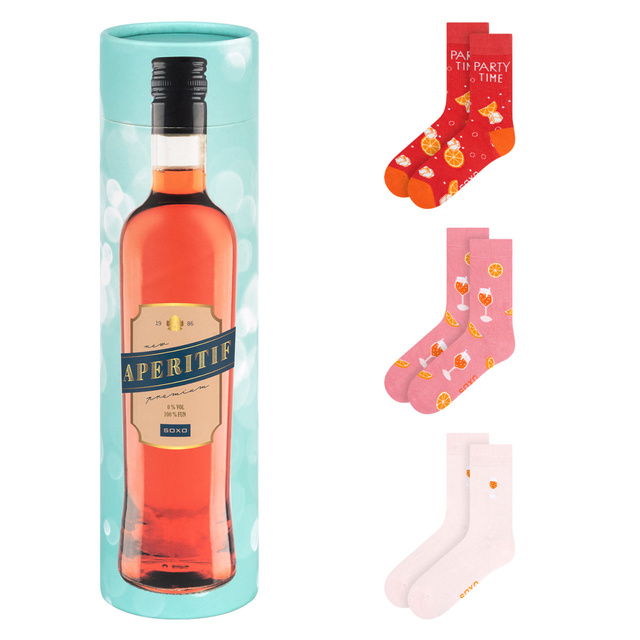 Aperitif Socks in a Tube 3-Pack