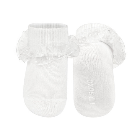 SOXO Baby socks with flounce