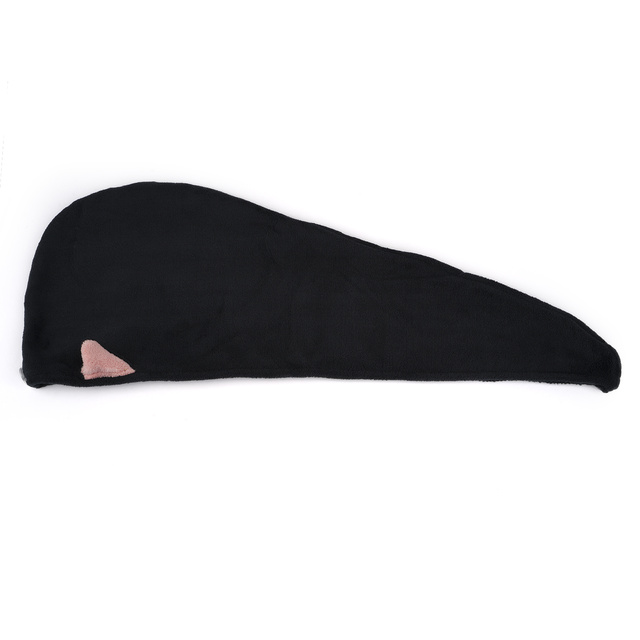 Turban kąpielowy MOMO WAY czarny kot | ręcznik