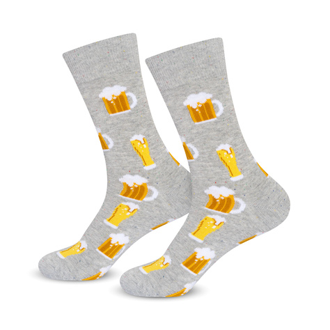 Men's Socks Set SOXO Cheers – 2 pairs and a bottle opener