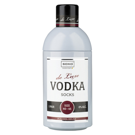 Skarpetki męskie kolorowe SOXO GOOD STUFF Vodka w butelce śmieszne bawełniane 