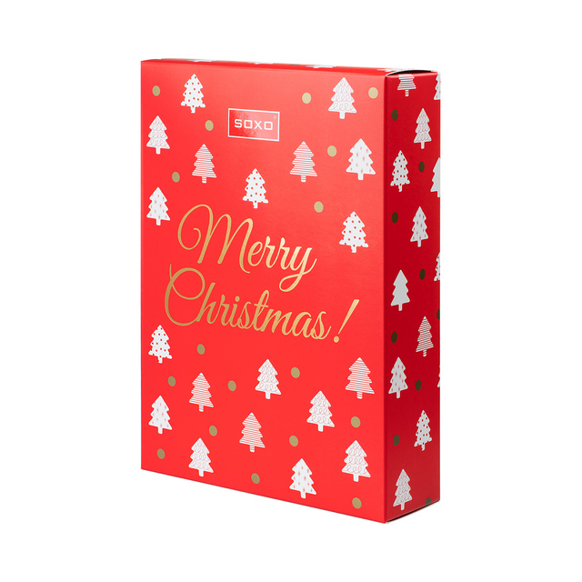 SOXO red hot water bottle warmer in a box | Christmas gift