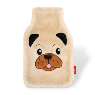 Pug Dog Hot Water Bottle 1.8 L