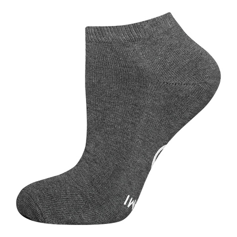 Gray SOXO men's socks with funny polish inscriptions