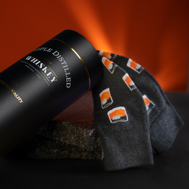 Whisky Socks in a Tube 3-Pack