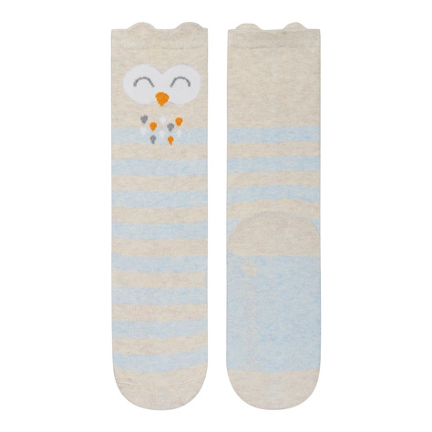 Colorful children's knee socks SOXO owl