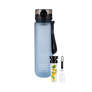 MOMO WAY Water bottle gray | gift idea | BPA free | Tritan
