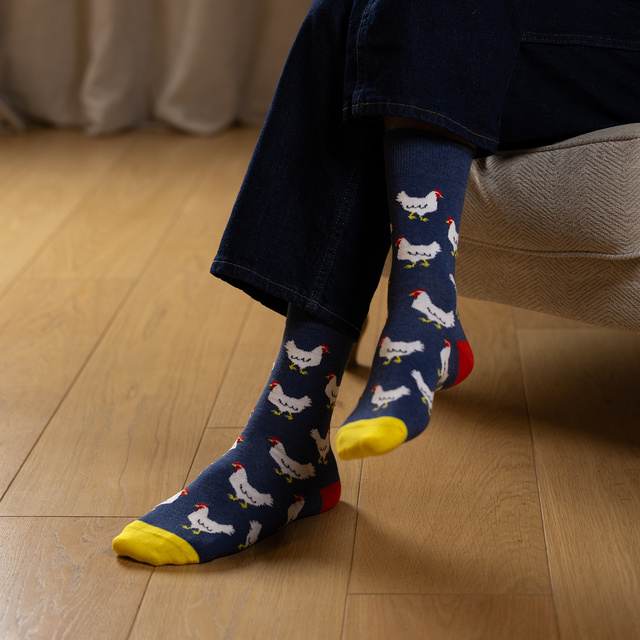 Socks in a Pizza Box 6-Pack