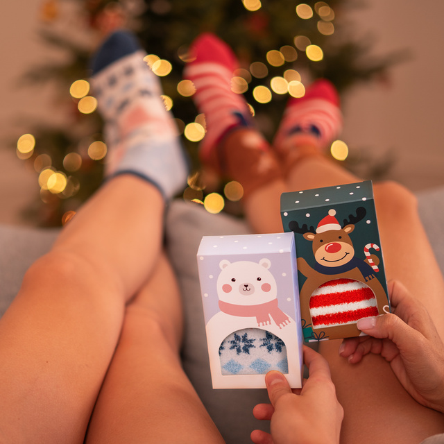SOXO women's teddy bear socks