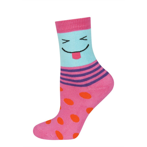 Children's SOXO socks, happy faces