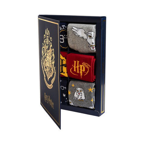 Gift Box Harry Potter skarpetki damskie książka - 6 par